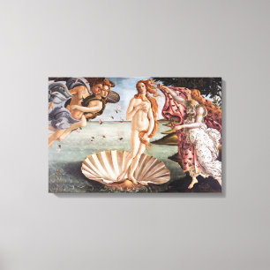 Sandro Botticelli - Geboorte van Venus Canvas Afdruk
