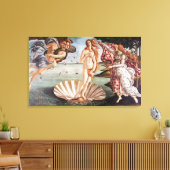 Sandro Botticelli - geboorte van Venus Canvas Afdruk (Insitu (Woonkamer))