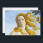 Sandro Botticelli - geboorte van Venus Close-up Bedankkaart<br><div class="desc">Geboorteplaats: Venus Close-up - Sandro Botticelli,  Tempera on Canvas,  1485</div>