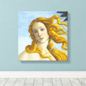 Sandro Botticelli - Geboorte van Venus Close-up Canvas Afdruk (Insitu (Houten vloer))