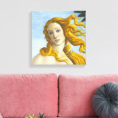 Sandro Botticelli - Geboorte van Venus Close-up Canvas Afdruk (Insitu (Woonkamer))
