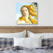 Sandro Botticelli - Geboorte van Venus Close-up Canvas Afdruk (Insitu (Slaapkamer))