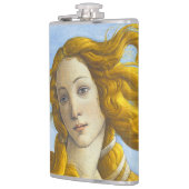 Sandro Botticelli - geboorte van Venus Close-up Heupfles (Links)