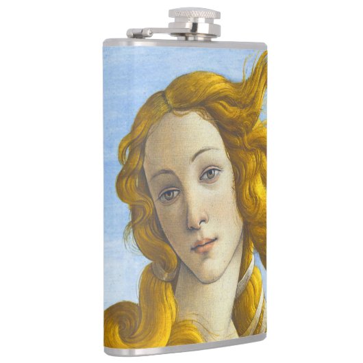 Sandro Botticelli - geboorte van Venus Close-up Heupfles (Rechts)