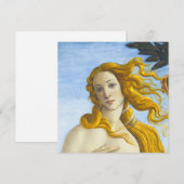 Sandro Botticelli - geboorte van Venus Close-up Kaart (Voorkant / Achterkant)