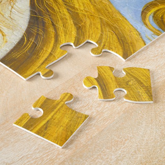 Sandro Botticelli - geboorte van Venus Close-up Legpuzzel (Zijkant)