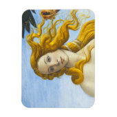 Sandro Botticelli - geboorte van Venus Close-up Magneet (Verticaal)
