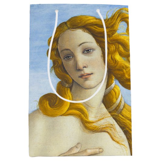 Sandro Botticelli - geboorte van Venus Close-up Medium Cadeauzakje (Voorkant)