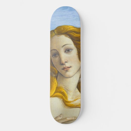 Sandro Botticelli - geboorte van Venus Close-up Persoonlijk Skateboard (Voorkant)