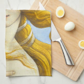 Sandro Botticelli - geboorte van Venus Close-up Theedoek (Quarter Fold)