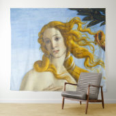 Sandro Botticelli - geboorte van Venus Close-up Wandkleed (In Situ (horizontaal))