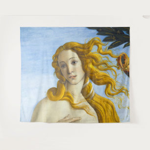 Sandro Botticelli - geboorte van Venus Close-up Wandkleed