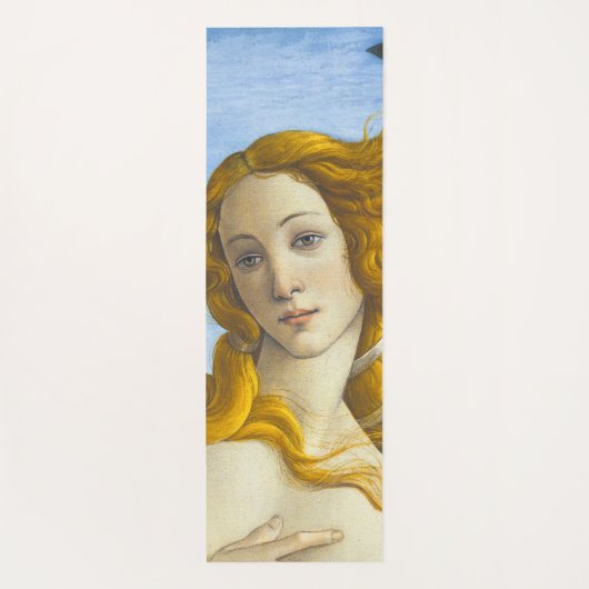 Sandro Botticelli - geboorte van Venus Close-up Yogamat (Achterkant)