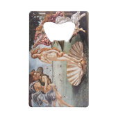 Sandro Botticelli - geboorte van Venus Creditkaart Flessenopener (Achterkant)
