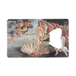 Sandro Botticelli - geboorte van Venus Creditkaart Flessenopener
