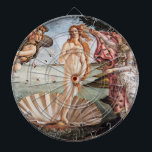 Sandro Botticelli - geboorte van Venus Dartbord<br><div class="desc">Geboorteplaats: Venus - Sandro Botticelli, Tempera op Canvas, 1485</div>