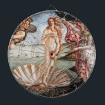 Sandro Botticelli - geboorte van Venus Dartbord<br><div class="desc">Geboorteplaats: Venus - Sandro Botticelli, Tempera op Canvas, 1485</div>