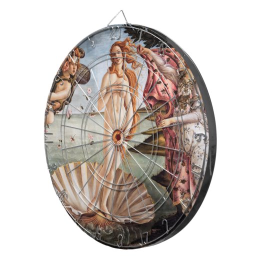 Sandro Botticelli - geboorte van Venus Dartbord (Voorkant Rechts)