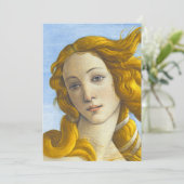 Sandro Botticelli - geboorte van Venus Detail Bedankkaart (Staand voorkant)