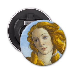 Sandro Botticelli - geboorte van Venus Detail Button Flesopener