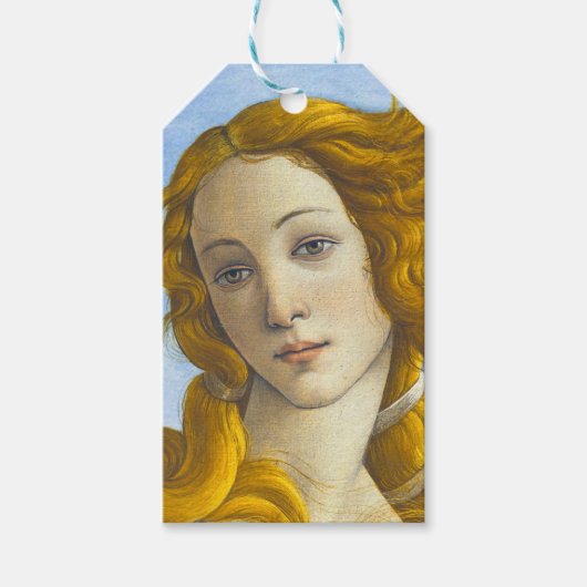 Sandro Botticelli - Geboorte van Venus Detail Cadeaulabel (Voorkant)