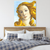 Sandro Botticelli - geboorte van Venus Detail Canvas Afdruk (Insitu (Slaapkamer))