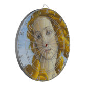 Sandro Botticelli - geboorte van Venus Detail Dartbord (Voorkant Links)