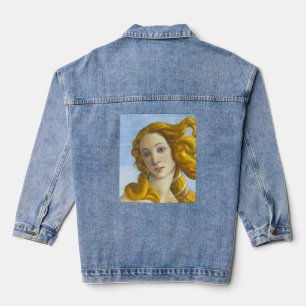 Sandro Botticelli - geboorte van Venus Detail Denim Jacket