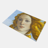 Sandro Botticelli - geboorte van Venus Detail Deurmat (Schuin)