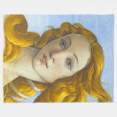 Sandro Botticelli - geboorte van Venus Detail Fleece Deken (Voorkant (Horizontaal))