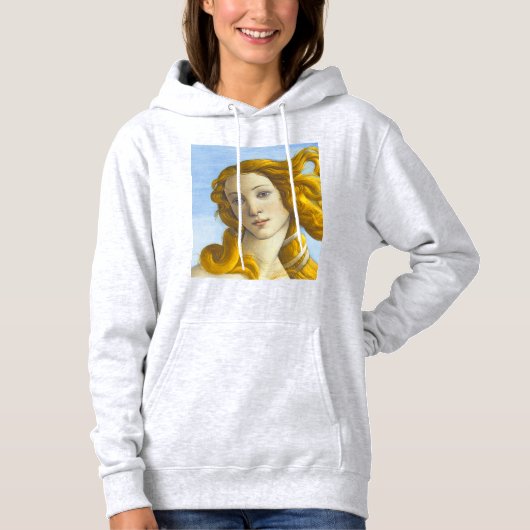 Sandro Botticelli - geboorte van Venus Detail Hoodie (Voorkant)