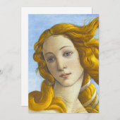 Sandro Botticelli - geboorte van Venus Detail Kaart (Voorkant / Achterkant)