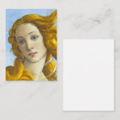 Sandro Botticelli - geboorte van Venus Detail Notitiekaartje (Voorkant / Achterkant)