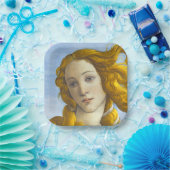 Sandro Botticelli - geboorte van Venus Detail Papieren Bordje (Feest)