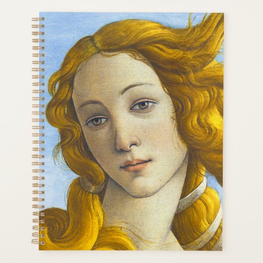 Sandro Botticelli - geboorte van Venus Detail Planner (Voorkant)
