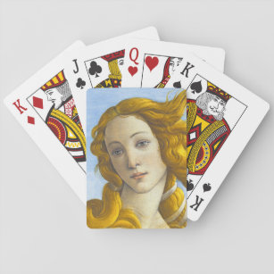 Sandro Botticelli - geboorte van Venus Detail Pokerkaarten