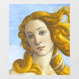 Sandro Botticelli - geboorte van Venus Detail Raamsticker