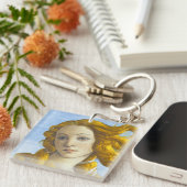 Sandro Botticelli - geboorte van Venus Detail Sleutelhanger (Voorkant Rechts)