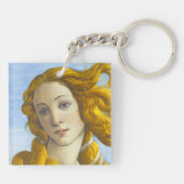 Sandro Botticelli - geboorte van Venus Detail Sleutelhanger (Achterkant)