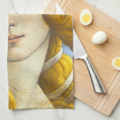 Sandro Botticelli - geboorte van Venus Detail Theedoek (Quarter Fold)