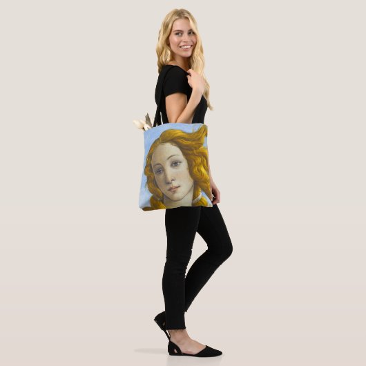 Sandro Botticelli - geboorte van Venus Detail Tote Bag (Op model)