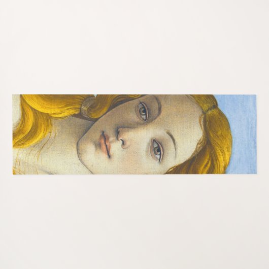 Sandro Botticelli - geboorte van Venus Detail Yogamat (Achterkant (horizontaal))