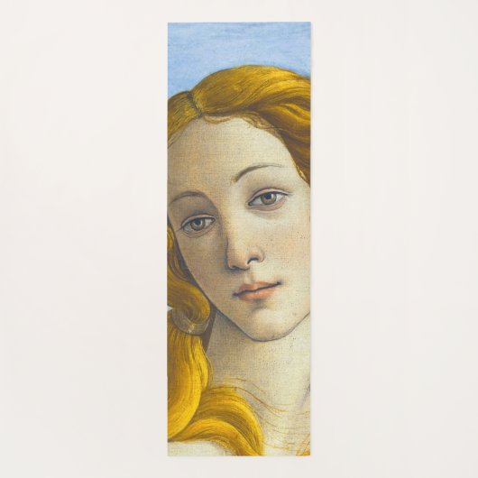 Sandro Botticelli - geboorte van Venus Detail Yogamat (Achterkant)