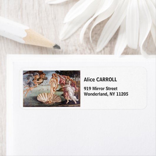 Sandro Botticelli - geboorte van Venus Etiket (Insitu)