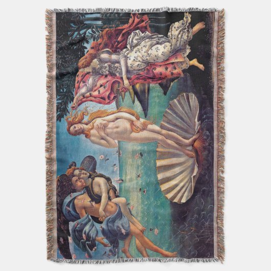 Sandro Botticelli - geboorte van Venus - fijne kun Deken (Voorkant Verticaal)