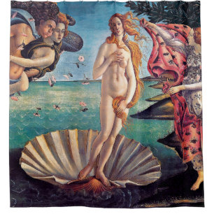 Sandro Botticelli - Geboorte van Venus - Fijne Kun Douchegordijn