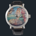 Sandro Botticelli - Geboorte van Venus - Fijne Kun Horloge<br><div class="desc">De Geboorte van Venus is een schilderij van Sandro Botticelli waarvan algemeen wordt aangenomen dat het is geschilderd halverwege de jaren 1480. Het toont de godin Venus, die als volwassen vrouw uit zee is opgerezen en op de oever arriveert.</div>