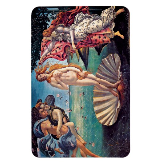 Sandro Botticelli - geboorte van Venus - fijne kun Magneet (Verticaal)