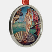 Sandro Botticelli - geboorte van Venus - fijne kun Metalen Ornament (Rechts)