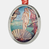 Sandro Botticelli - geboorte van Venus - fijne kun Metalen Ornament (Links)